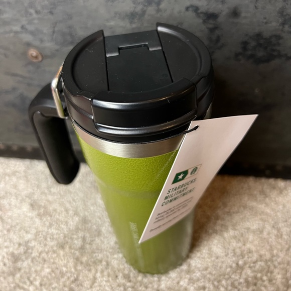 Starbucks Stanley Army Military Commitment Hammered Stainless Steel Tumler - Picture 2 of 7